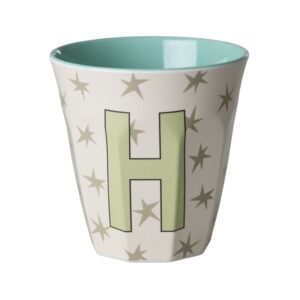 Vaikiškas puodelis su žvaigždutėmis ir raide G