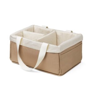 Cam Cam Copenhagen sauskelnių dėklas su Classic Stripes Camel raštu