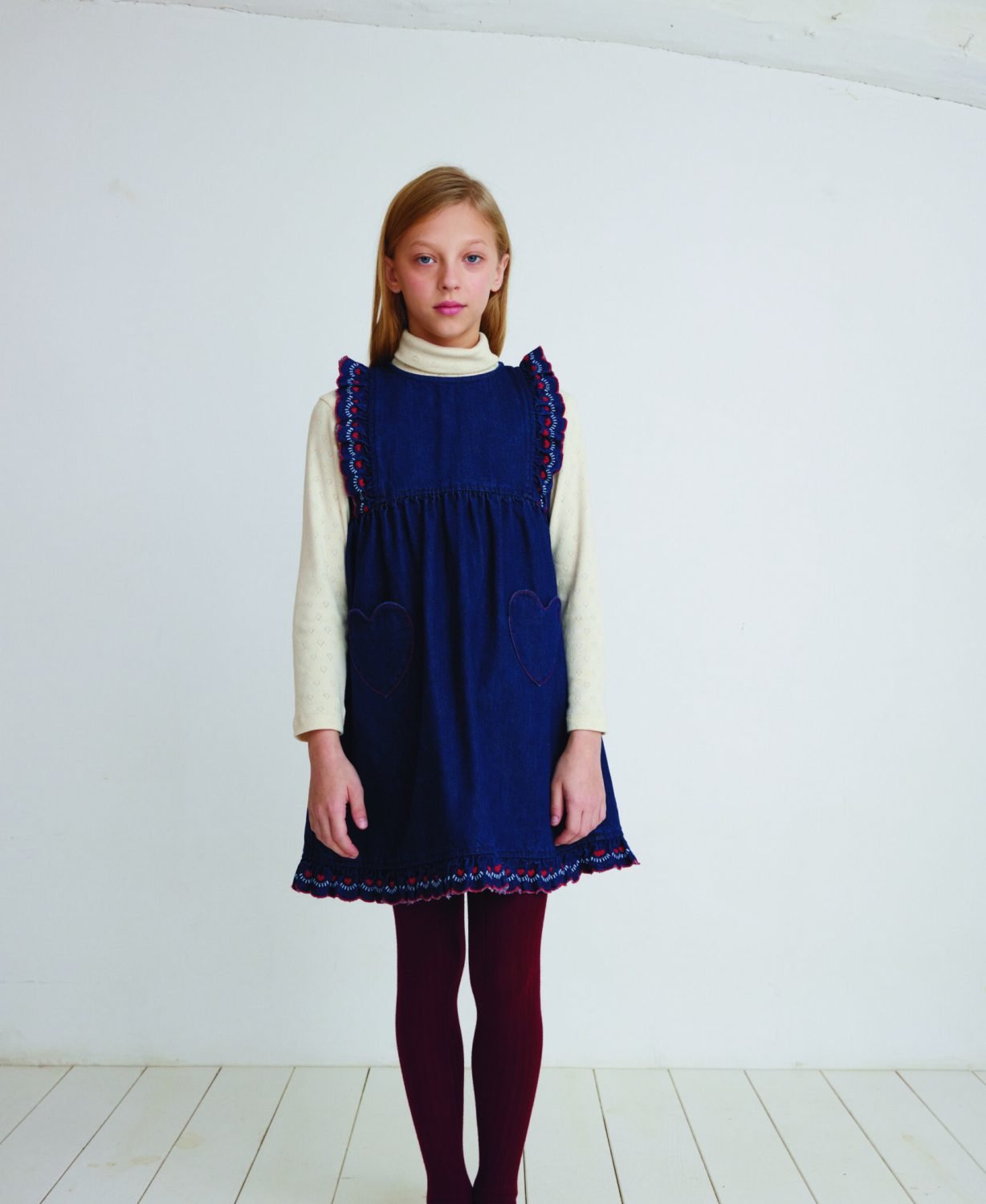 Džinsinė suknelė mergaitėms