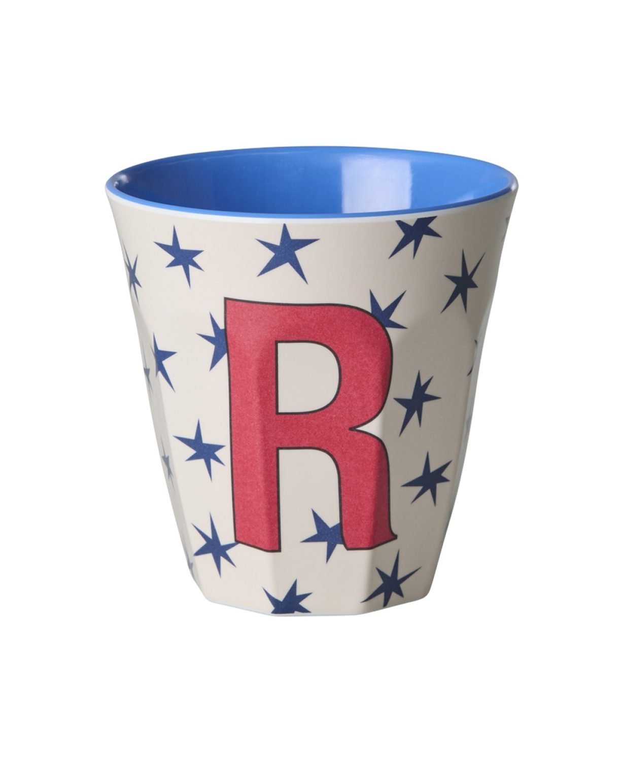 Vaikiškas puodelis su žvaigždutėmis ir raide R